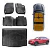 3D Car Floor Mats Boot Liner for Honda HR-V HRV 2022-Onwards All-Weather Heavy Duty Cargo Mat Liners