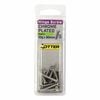 Otter 10 x 30mm Satin Chrome Hinge Screws - 16 Pack