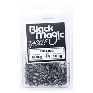 Black Magic Rolling Fishing Swivel Economy Pack 10kg (60kg Breaking Strain)