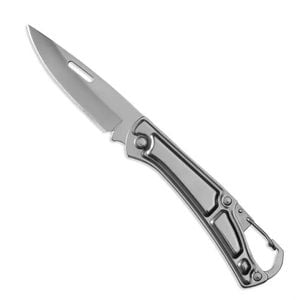 Folding Meat Cleaver Knife Silver