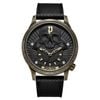 Police Analog Leather Strap Black Dial Men's Watch (pewja2227702)