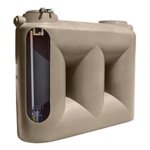 Clark Tanks 2000L Beige Tradepack Tank And Davey Evo MK2 Pump