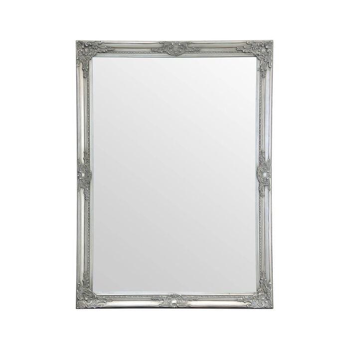 Elegant Collections Antique Silver Small Mirror – French Provincial