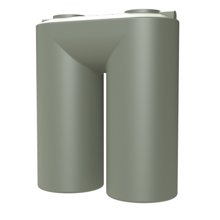 Melro Tanks 7510L Slimline Poly Water Tank - Mist Green