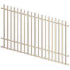 ProtectorAl 1201-2400W x 1500H Primrose Batten Pool Fence Panel Raked Up to 15º