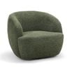 Cuddle Moss Green Designer Swivel Armchair