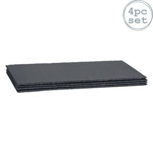 Argon Tableware Modular Slate Table Runner - 200 x 25cm - Natural Slate Dining Table Mat Decorative Dinner Centre Piece Platter