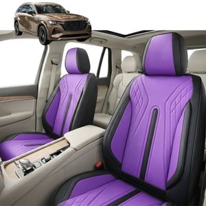 Australian Goose Front Seat Covers for Mazda CX-80 2025 - Current - PU Leather, Purple (2pc)