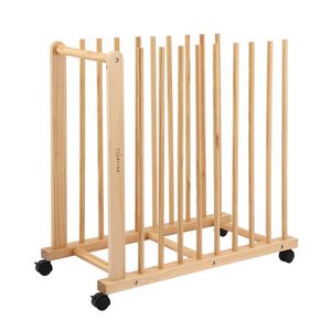 Artiss Art Drying & Storage Rack with Handle Adjustable Slots