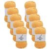 10pk Malli Super Blend Basic Crochet Knitting Yarn 8ply 100g 16x9cm Apricot