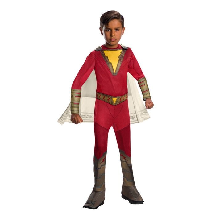 Dc Comics Shazam Classic Boys Kids/Dress Up Party Hero Costume Jumpsuit Size L