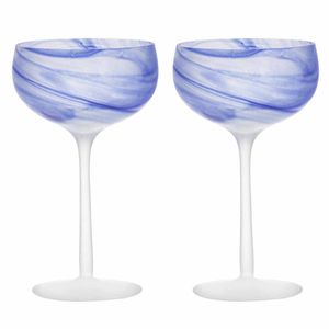 Tempa Skylar Set of 2 Cocktail Glasses - Ocean