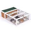 Advwin Rabbit Hutch Wooden Chicken Coop Bunny Cage Outdoor Pet Cage