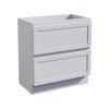 Stein 750 x 450 x 810mm White Select Shaker Floor Standing Vanity - Cabinet Only 