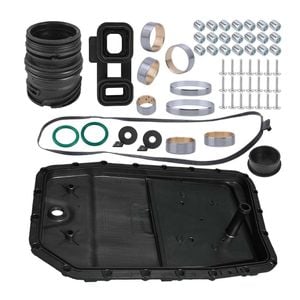 Auto Trans Oil Pan Filter + Repair Kit + Gasket For Bmw E60 E66 E70 E71 E83 E90