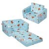 P&P Pink Kids Couch Foldable Chair For Reading, Napping, And Play