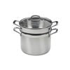 Premium Steel Induction 4 Piece Multi Pot Set 22x24cm Swiss Diamond