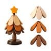 Catzon Wooden Tree Trivet Set Hot Dish Protector-Star3
