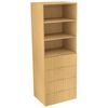 Lugna 2048 x 750 x 580mm Sand 2 Shelf 4 Drawer Storage Cabinet