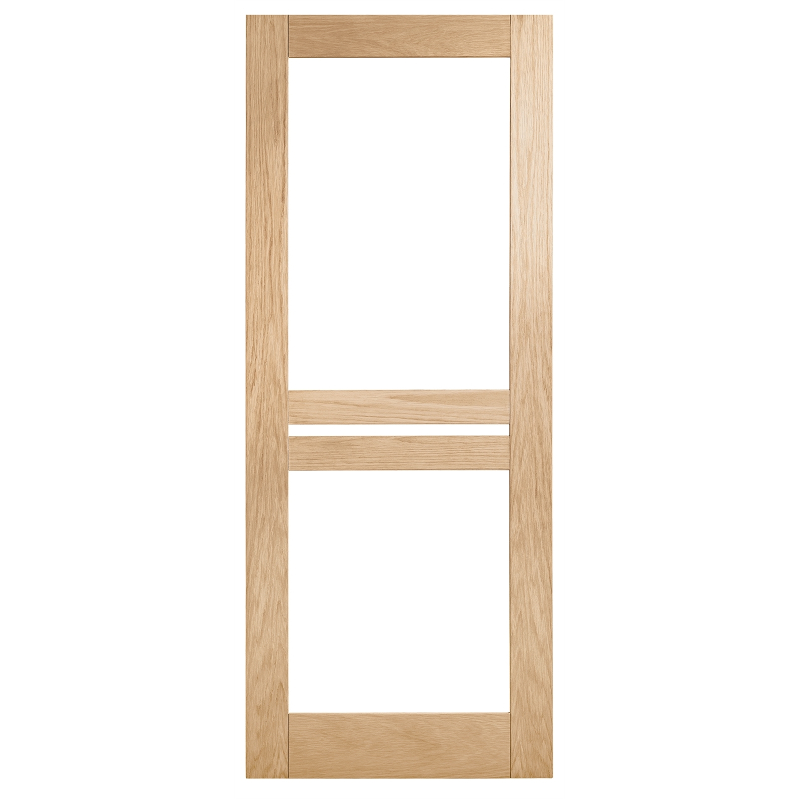Corinthian Moda Clear Glass White Oak Internal Door AMODG9 - 920mm x 2040mm x 35mm product image