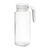 Olympia Ribbed Glass Jugs 1ltr 6 Pack Beverage Pitcher Water Serving Tableware