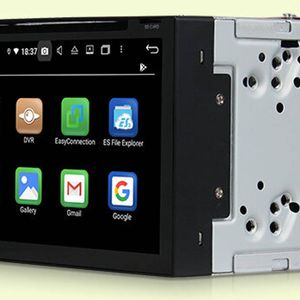 Elinz 7" In Dash Double DIN Octa Core Android 10 Head Unit Car DVD Player GPS WiFi Reverse Camera Stereo - 7" | Android 10 | 5.0