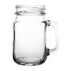 Olympia Mason Jar Glasses Handled 12 Pack 470ml Drinking Glassware