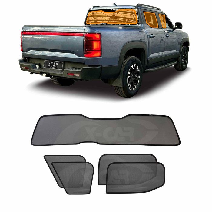 Window Sun Shades For Byd Shark 6 2024-onwards Car Uv Protection Custom Rear Windscreen Shade Sunblind Mesh