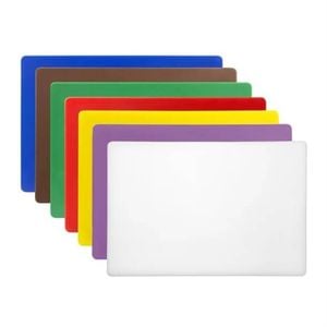 Hygiplas Chopping Boards Low Density 7 Pack 600x450x20mm Food Preparation Commercial Catering