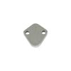 Cal Custom Fuel Pump Block Off Plate Polished Aluminium Big Block Chev, Mopar, Windsor 289 302 351, Holden 186 202