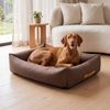 Charlie's Brooksy Woven Dog Bed Chocolate Large