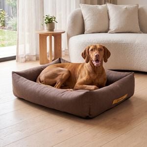 Charlie's Brooksy Woven Dog Bed Chocolate Large