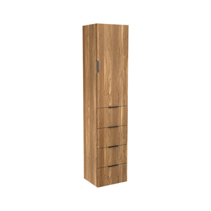 Lugna 2048 x 450 x 380mm Cove 3 Shelf 4 Drawers Right Hinged Door Storage Cabinet