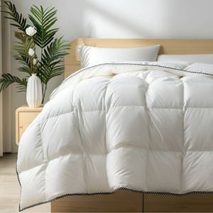 Royal Comfort 350GSM Luxury Bamboo Quilt Duvet White King