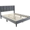 Neron Velvet Bed Frame Charcoal - Double