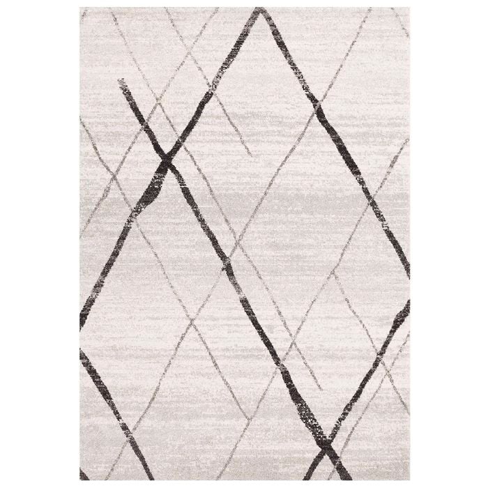 The Rug Connection Jaya 452 Silver 400x300cm - Extra Extra Large Pet Friendly Indoor Floor Rug