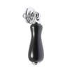 Lane 55mm Black Teardrop Knob - 4 Pack