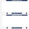 AFL Car Number Plate Frame Set Of Two - Melbourne Demons - Front/Back