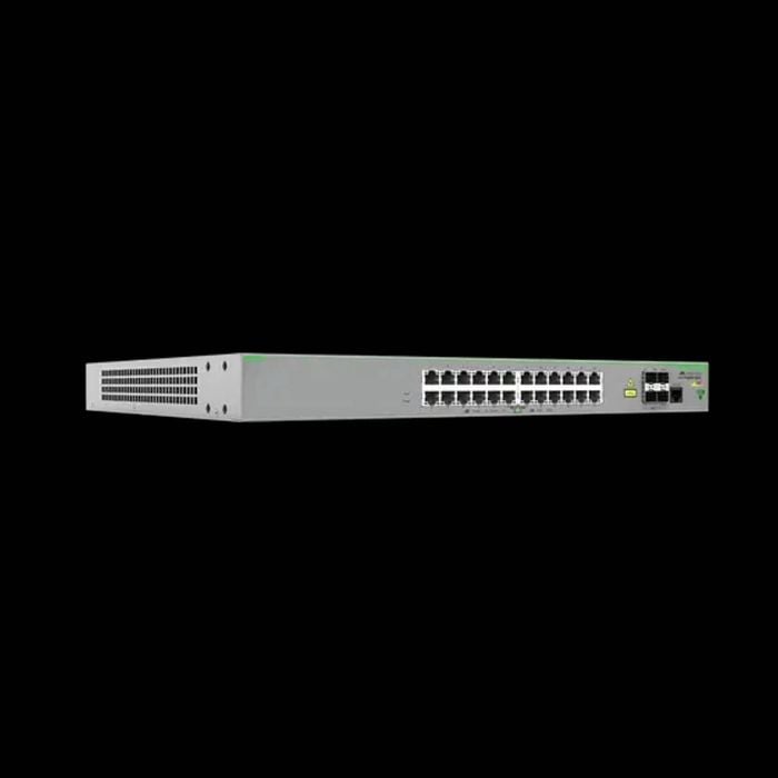 Allied Telesis 24-port 10/100tx Poe Stackable Switch [at-fs980m/28ps-40]
