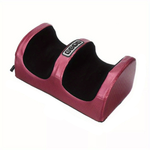NNETM Foot Massager Machine Electric Heated Kneading(Red)