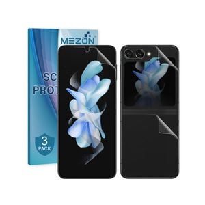 3x in 1 Pack MEZON Samsung Galaxy Z Flip5 Hydrogel Film Clear Screen Protectors