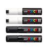 Uni Posca 4.5mm Tip Marker Assorted (4pk) (Black/White)