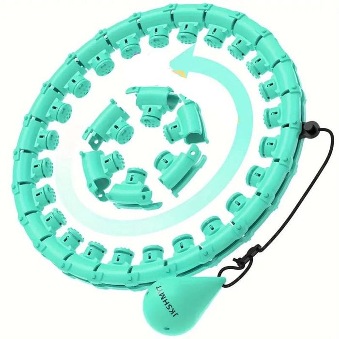 Weighted Fitness Hoop With Massage Points