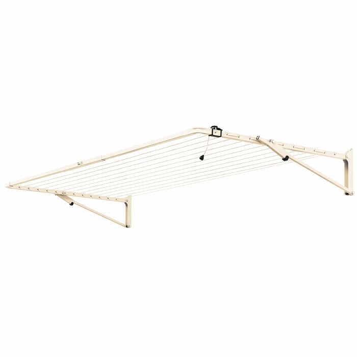 Austral 28.5m Classic Cream Compact Single Fold Down Clothesline