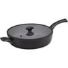 Essteele Per Salute 32cm Non-Stick Saute Pan w/ Lid Round Induction/Gas BLK