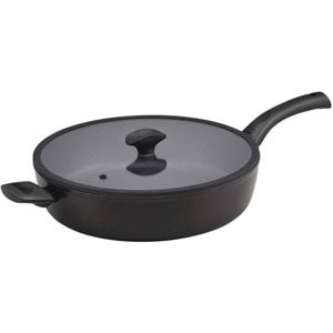Essteele Per Salute 32cm Non-Stick Saute Pan w/ Lid Round Induction/Gas BLK