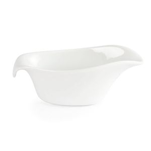 Olympia Gravy Boats Whiteware 6 Pack 85ml 3oz Sauce Jug Tableware