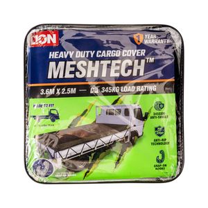 Lion 3.6 x 2.5m Heavy Duty Meshtech Cargo Net - To Suit 3.5m Truck Tray