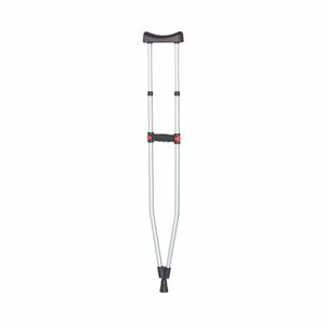 Premium Underarm Crutches Pair - Lightweight & Adjustable Support - Adult