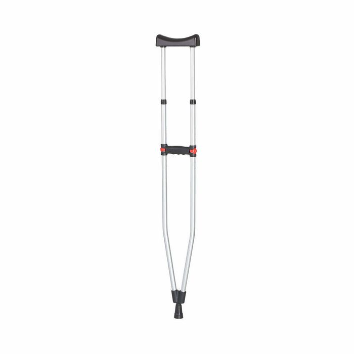 Premium Underarm Crutches Pair - Lightweight & Adjustable Support - Adult